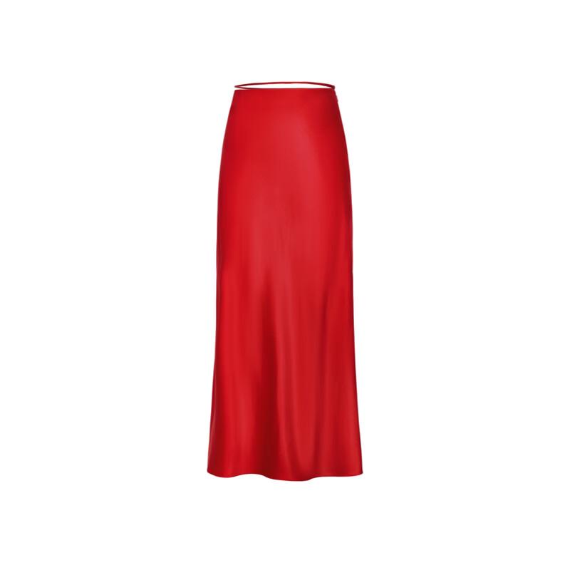 LESS Mulberry Silk Maxi Skirt