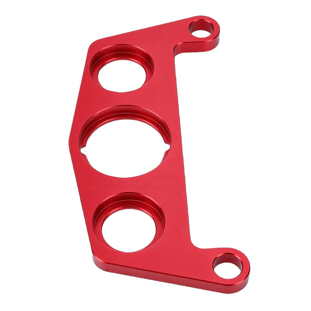 Key Switch and Indicator Light Mount Replacement for Pro Taper Handlebar Clamps Risers Aluminum Red