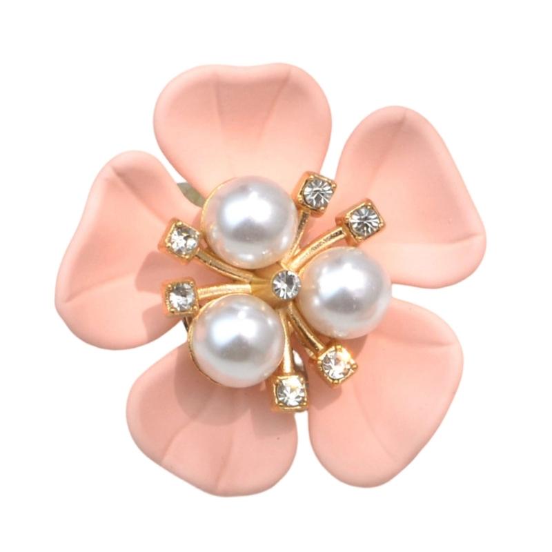 4 szt. Dekoracyjne Pokrywki na Guziki Koszuli Perły Cyrkonie Ozdobne Spinki do Mankietów Klipsy do Koszul Kurtki Sukienki Dekoracja