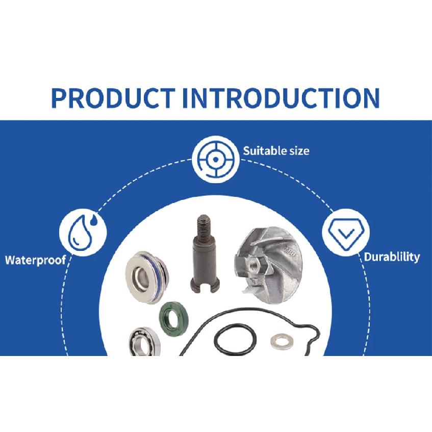 SJ Motorcycle Accessories Water Pump Repair Kit For Honda CRF450RX CRF450R CRF 450R 450RX 2017 2018 2019 2020 2021 2022 - 2024