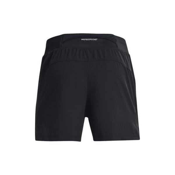 Under Armour Pure Color Brand Logo Sports Shorts Men Bottoms Black 1376509-001