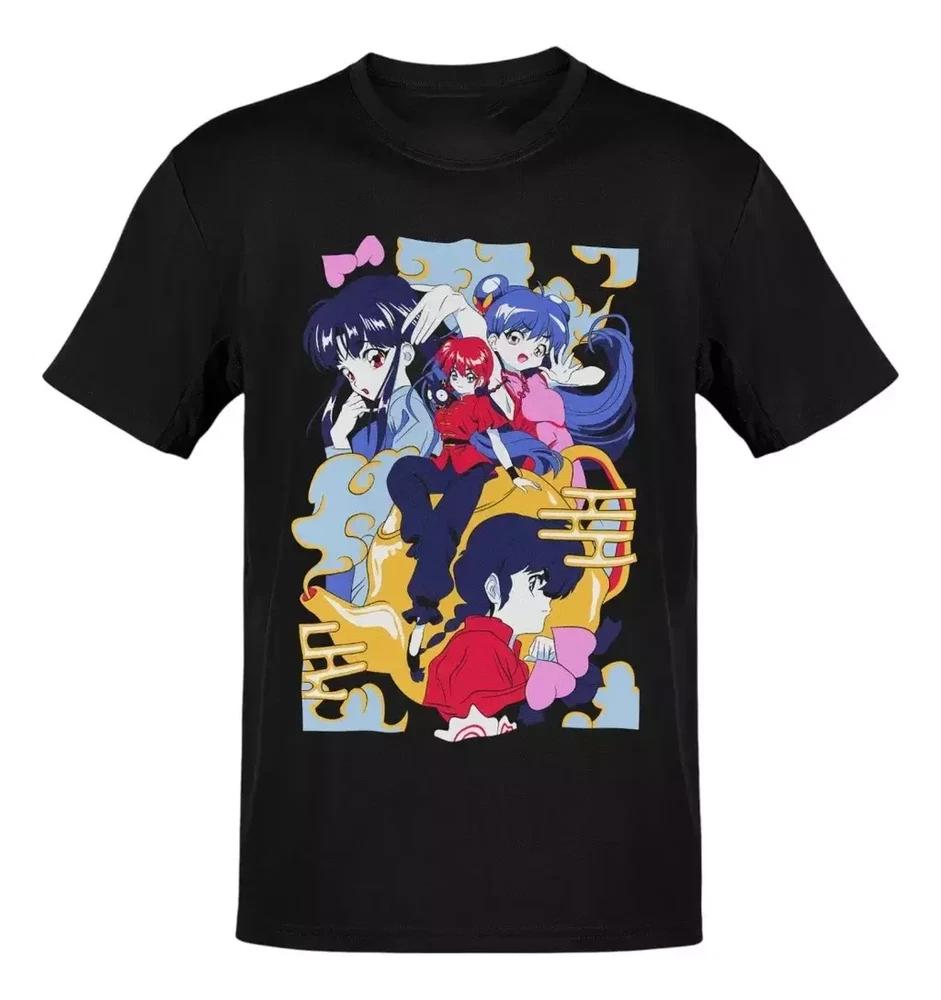 Anime Ranma 12 Ranma Akane Shampoo Yel TShirt Size S4XL Gift For Friends S
