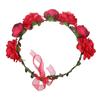 Blumen Stirnband Kopf Girlande Haarband Krone Kranz Festival Boho Hippie Hochzeit