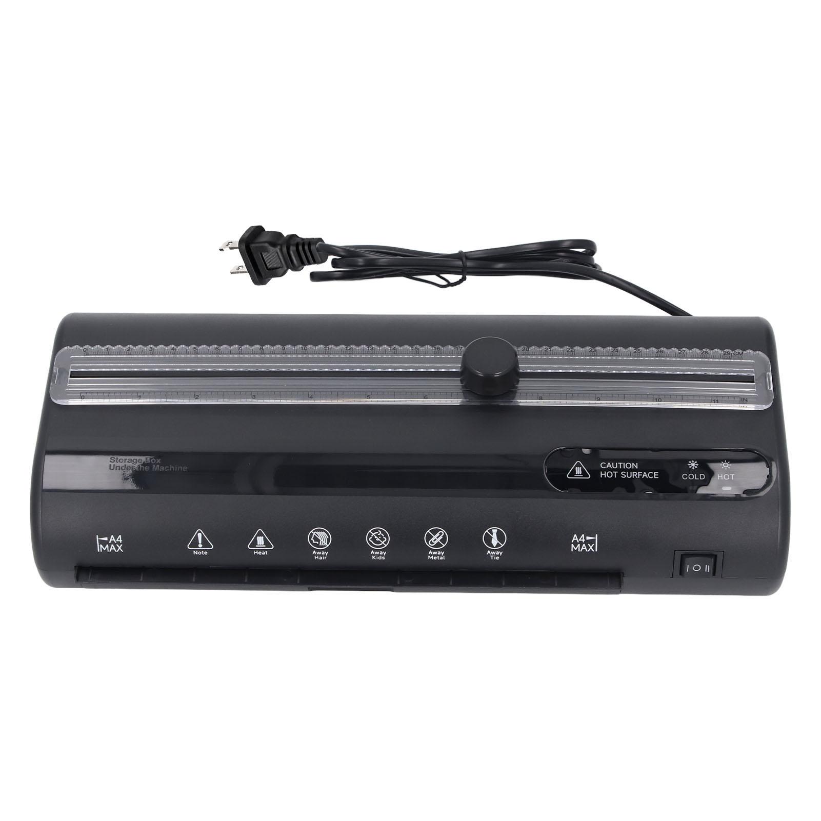 

Ламинатор формата А4-3 дюйма, выдвижной ящик, скорость 265-320 мм/мин, ламинатор для документов меню US Plug AC110-120V