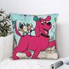 C-Clifford der große rote Hund Kissenbezug Weiche Kissenhülle Vintage Kissenbezug für Sofa Auto Heimdekoration