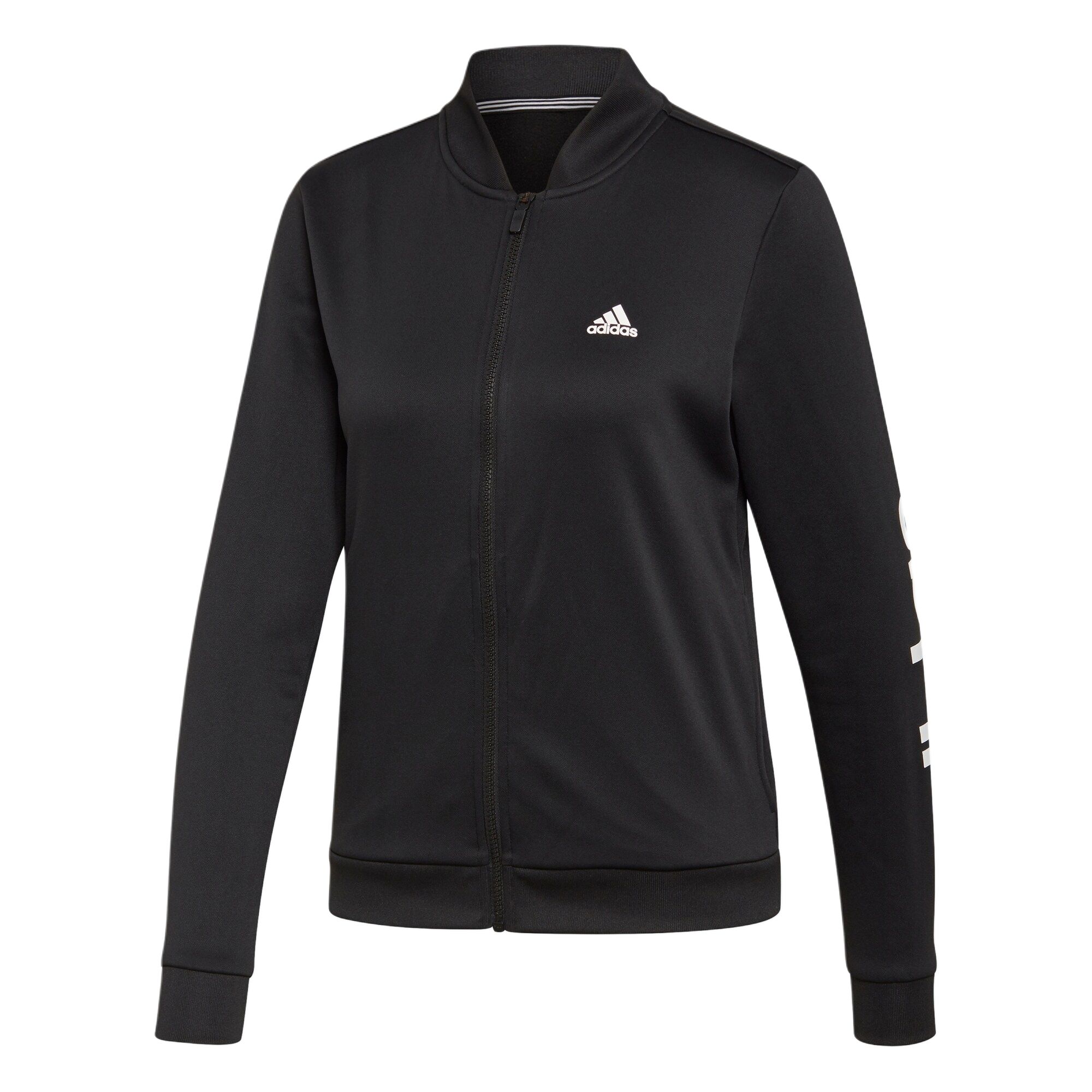 Adidas Sports Lifestyle Series Casual Fashion Simple Breathable Jacket Women Jackets Black DX6063 XL