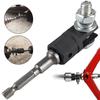 1Pc Scissor Jack Adapter 1/2 Inch Adapter Wrench Tool Car Jack Drill Bit Adapter Impact Drill Socket