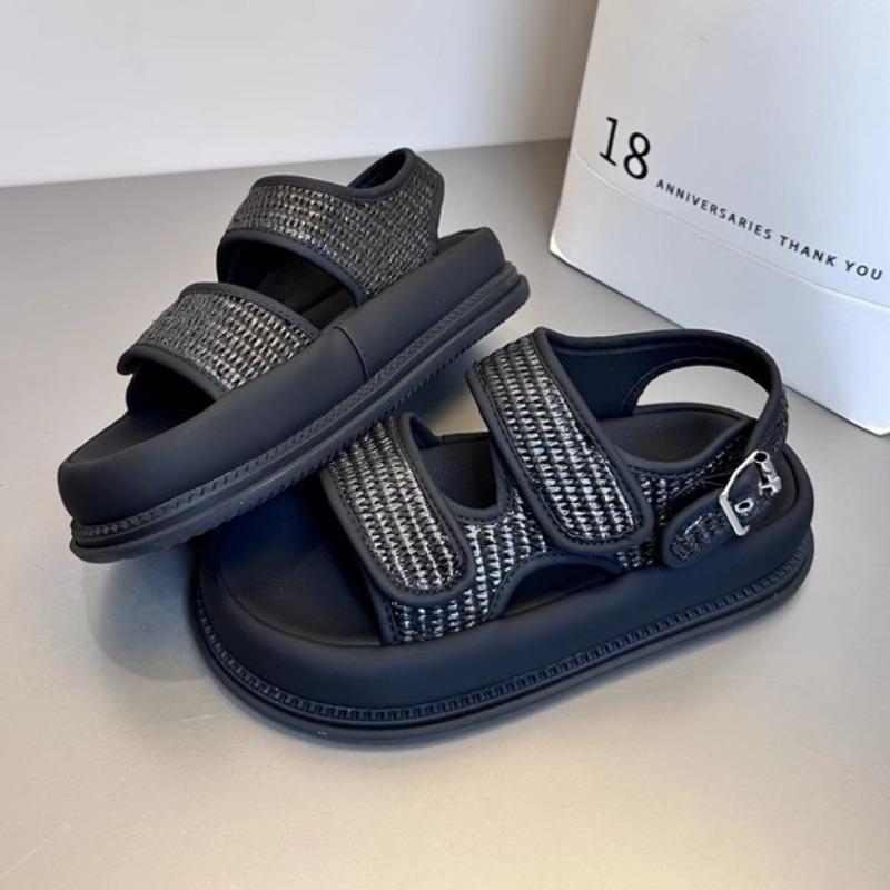Lightweight platform sandals women's summer sports Velcro casual shoes women's temperament simple sandals