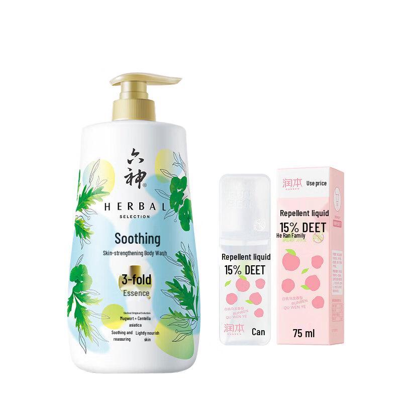 Liùshén Soothing  Skin-Nourishing Shower Gel Kit