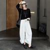 MEIYANG Flowing Philosophy Tencel Silk Blend Long Sleeve T-Shirt