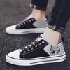 High Top Running Sneakers Men Canvas Shoes Cool Street Shoes Young Male Sneakers Black Red Mens Causal Walking Shoes