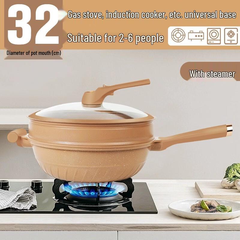 Wu Tuo Multi-functional Aluminum Alloy Micro-Pressure Wok
