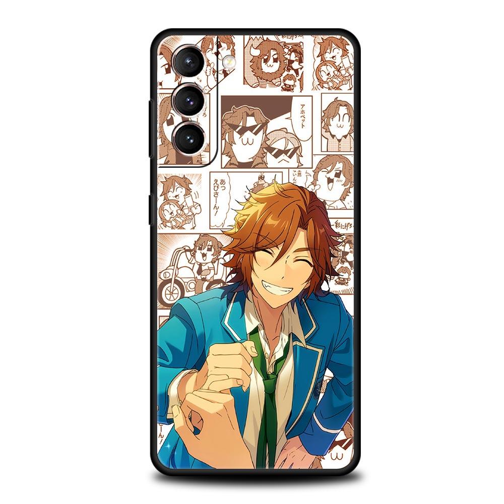 Husă pentru telefon Cartoon Ensemble Stars pentru Samsung Galaxy S24 S23 S22 S20 Ultra S21 FE 5G S10 S9 Plus S10E Husă din silicon moale