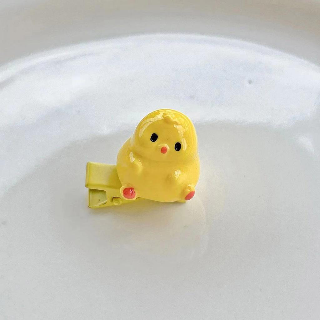 Girls Hair Clip Chicken Women Kid Hairgrips Chicken Headdress Barrettes Snail Shape Sweet 2000s Girls Hairpins