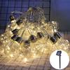 50/100 LEDs Solar Bubble Ball Fairy Powered G45 String Light Lamp Garden Decor