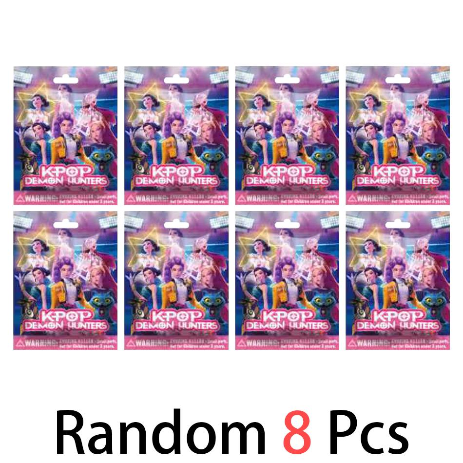 Anime 24 Stück Kpop Dämonenjäger Box Dämonenjäger Rumi Mira Zoey Tiger Spielzeug Schreibtischdekoration Statuen Ornament Kind Weihnachtsgeschenke