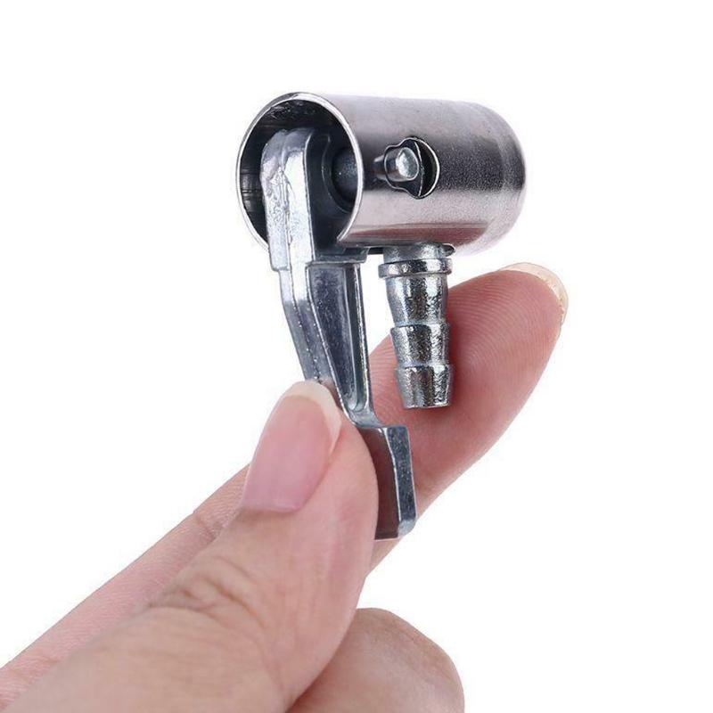 1/4\" Lock On Air Chuck Car Tire Inflator For Air Compressor With Barb Connector