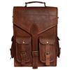 Leather Full Grain Backpack Laptop Bag Rucksack Travel Vintage Genuine