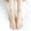 10Pairs Solid Color Socks Women Sexy Elastic Silky Transparent Thin Short Stockings Ladies Casual Ankle Socks