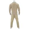 Autumn/Winter New Arrival: Men's Waffle Weave Casual Long-Sleeved Top and Trousers Two-Piece Set