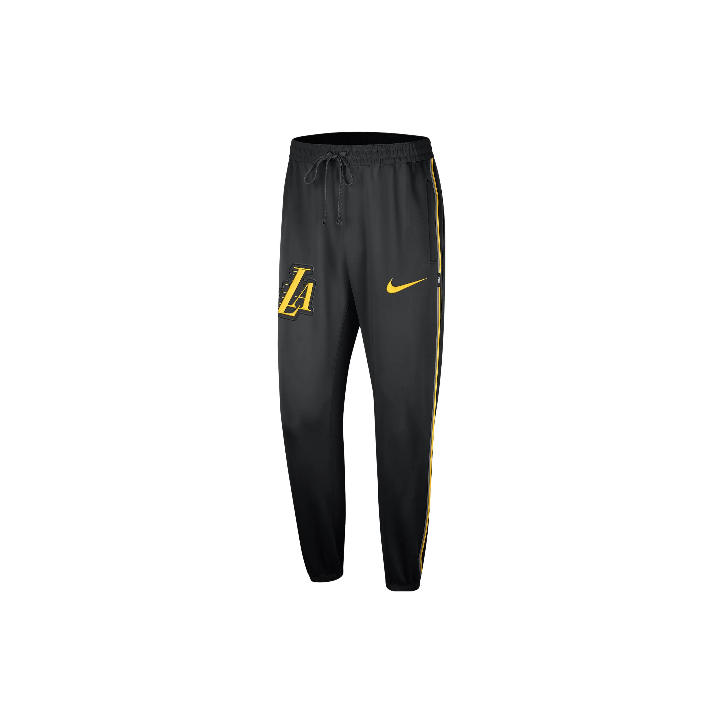 Мужские вязаные штаны Nike Dri Fit Los Angeles Lakers Showtime City Edition City Edition, Los Angeles Lakers, Черные DX9401-010 M