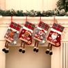 Christmas Stocking Christmas Tree Pendant Snowman Santa Elk Bear Children Gift Bag Family Party Decorations New Year'S Gifts