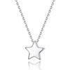 Yinshiqi S925 Sterling Silver Mini Star Pendant Necklace for Women
