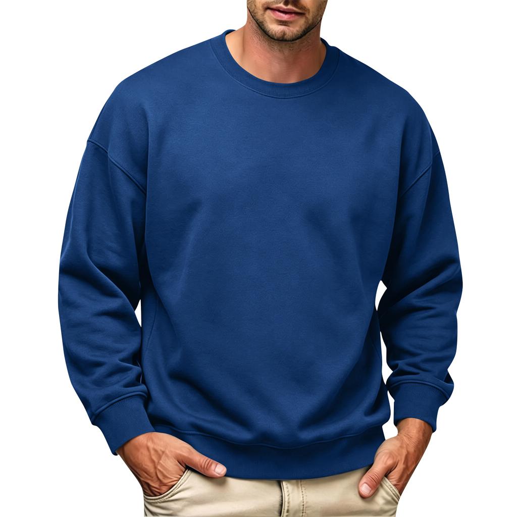 Men's Winter Neck Sweatshirt for Casual Everyday Wear