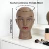 Testa di Manichino Femminile Modello Espositore Manichino Realistico in PVC per Trucco Centro Commerciale
