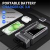 600A Car Jump Starter Wireless Lithium Inflatable Pump All-in-one Machine for Petrol and Diesel 12V Portable Battery Charger