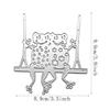 Metal Die Cuts Seesaw Frog Scrapbooking Stencil Card Embossing DIY Photo Album