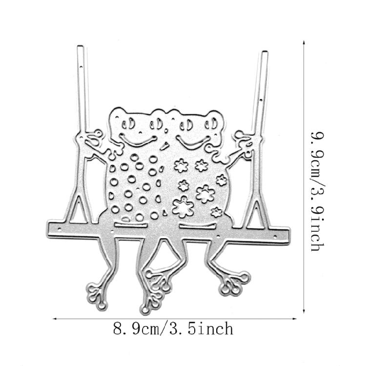 Metal Die Cuts Seesaw Frog Scrapbooking Stencil Card Embossing DIY Photo Album
