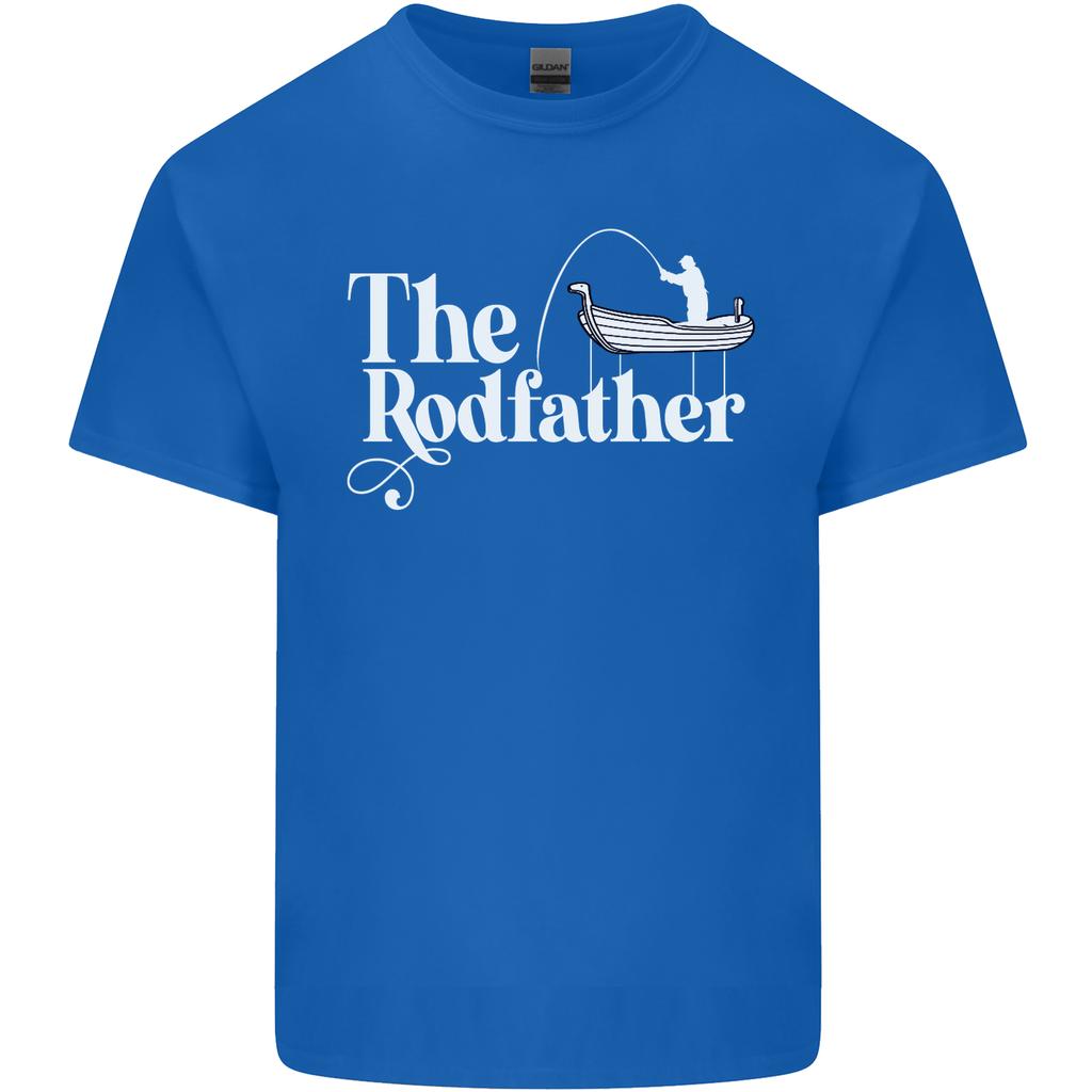 The Rodfather Funny Fishing Rod Father Unisexs Light Cotton TShirt