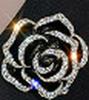 Elegant Black Rose and Camellia Red Brooch for Women's Clothing and Suits