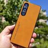 Custodia Per Sony Xperia 1 VI 10Vi 5 V Lusso Pelle Opaca Cover Posteriore Per Xperia 1V 5 IV 10V Guscio in Silicone Paraurti Antiurto