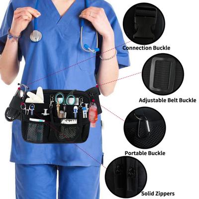 Nurse Fanny Pack Multi Pocket Design with Adjustable Strap Multifunctional Portable Waist Organizer for Busy Hospital Professionals