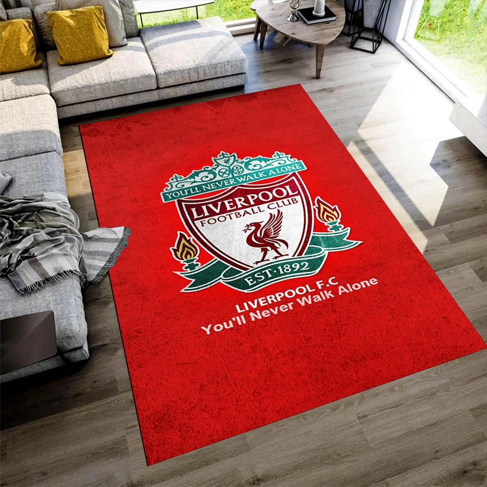 Liverpool Area Rug Suitable for Living Rooms Balcony Dining Room Entryway Antislip Carpet Anime Office Decor Wedding Party Gift