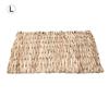 Straw Woven Pet Chew Mat Pad Pet House Cage Accessories For Hamster Rabbit Chinchilla Guinea Pig