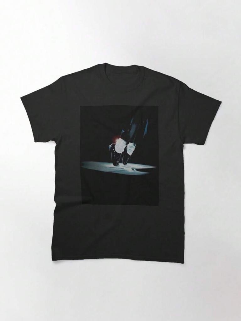 Classic TShirt 100 Cotton King Of Pop MichaelS Jackson Vintage Tee Retro Commemorative TShirt