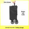 Ultra-Light Folding Portable RV Cart with Detachable Wheels for Outdoor Picnic and Shopping