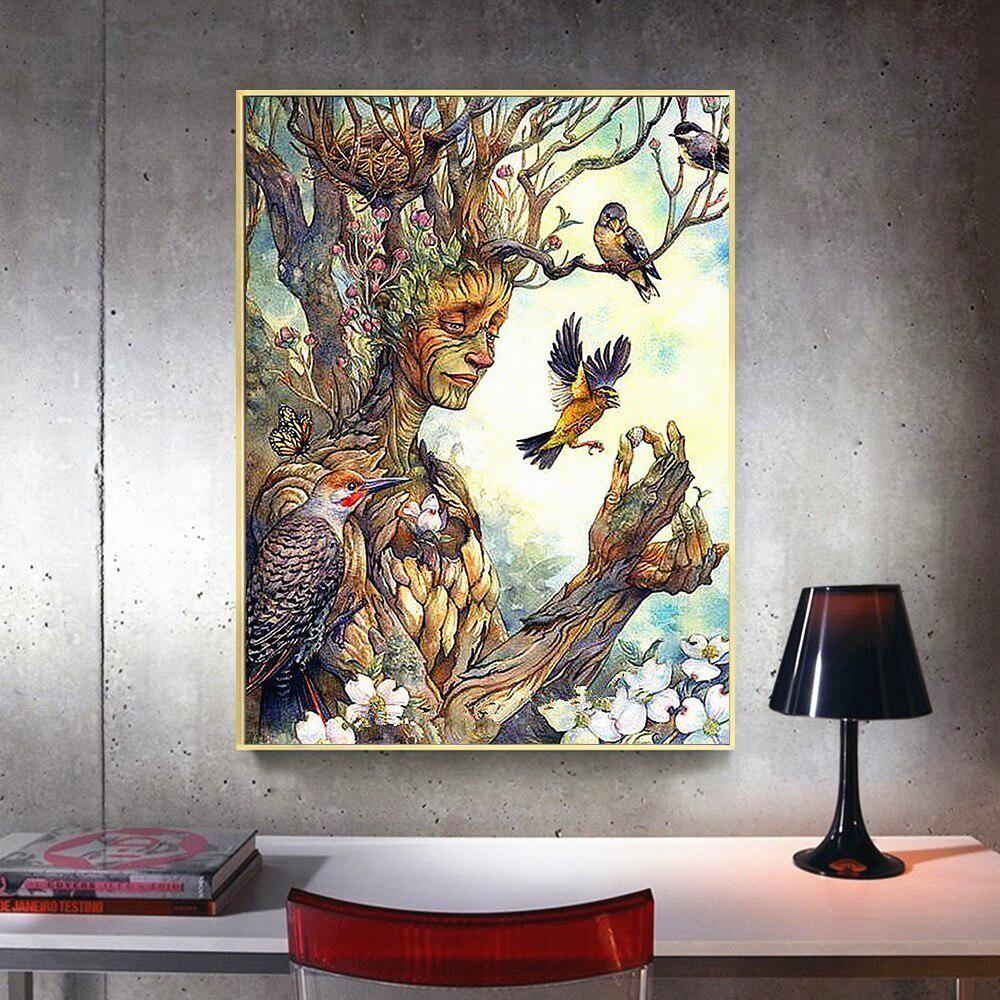 Diamant-Gemälde, abstrakte Diamant-Stickerei, vollständige Anzeige, Cartoon-Diamant-Mosaik-Bild