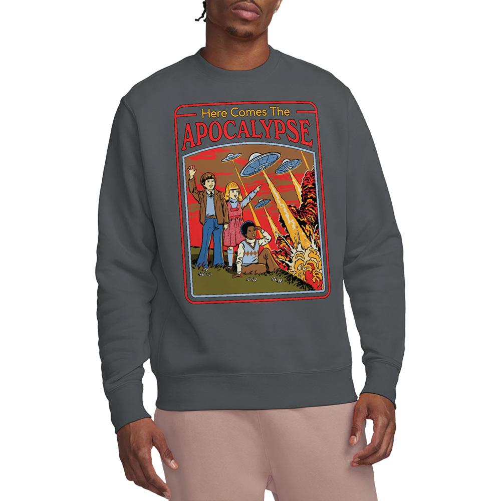 Steven Rhodes Unisex Adult Here Comes The Apocalypse Sweatshirt