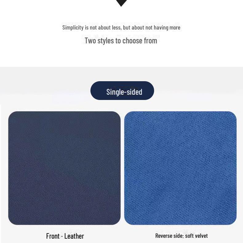 Waterproof Large Leather Mouse Pad – Customizable and Embossable for Office or Writing Desk