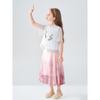 Mengtejiao Girls' Summer Panda Embroidered Hanfu Set
