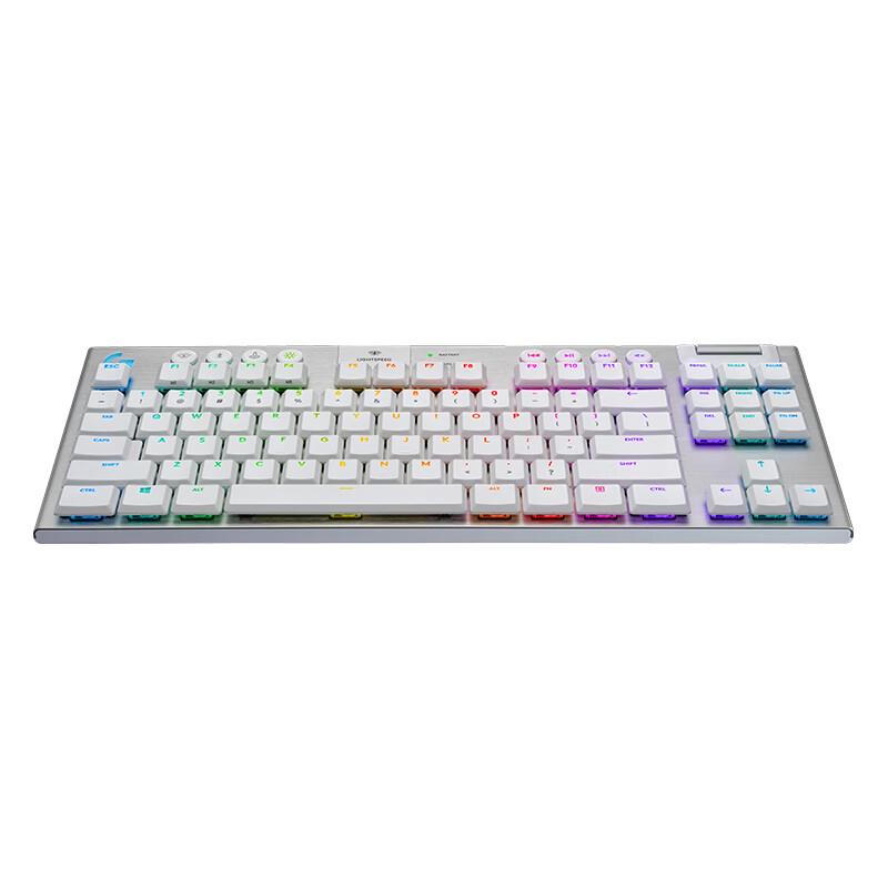 Logitech G913 TKL White Tactile Wireless RGB Mechanical Gaming Keyboard