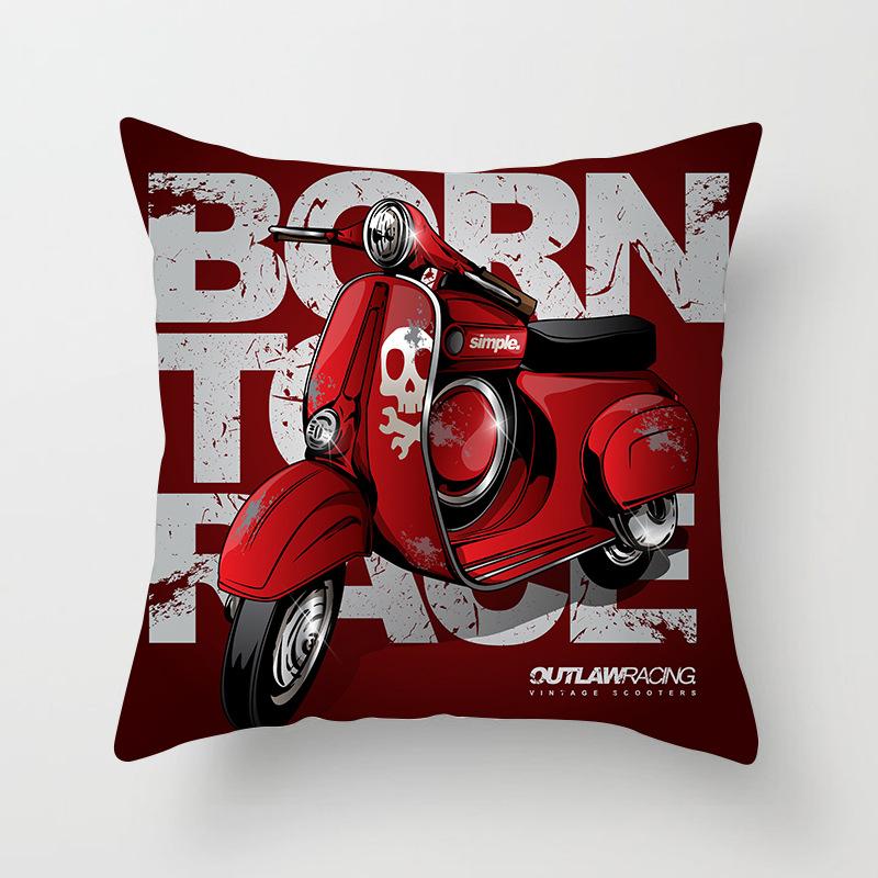 Japanese Ninja Character Digital Single-sided Printing Sofa Pillow Cushion Cover Home
