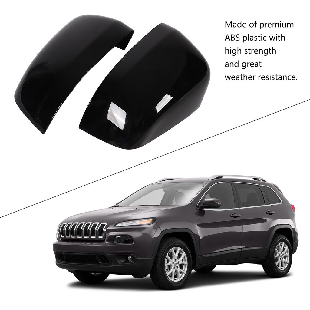2PCS Rearview Mirror Cover 5G0857537 ABS Plastic Replacement for     2011‑2019