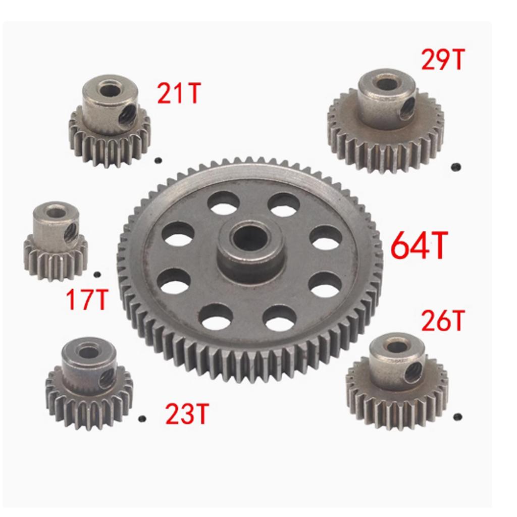 1: 10 Electric Vehicle Universal Motor Pinion Steel Gear for HSP 94123 94111 94107 94170 RC Model Car