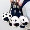 Plush Panda Doll Backpack Charm Keychain Pendant