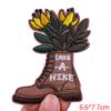 Hats Sew /Ironing Embroidered Patches Cartoon /Mushroom Planet Patch Iron On Patches For Clothing Thermoadhesive Patches Sew Badge 